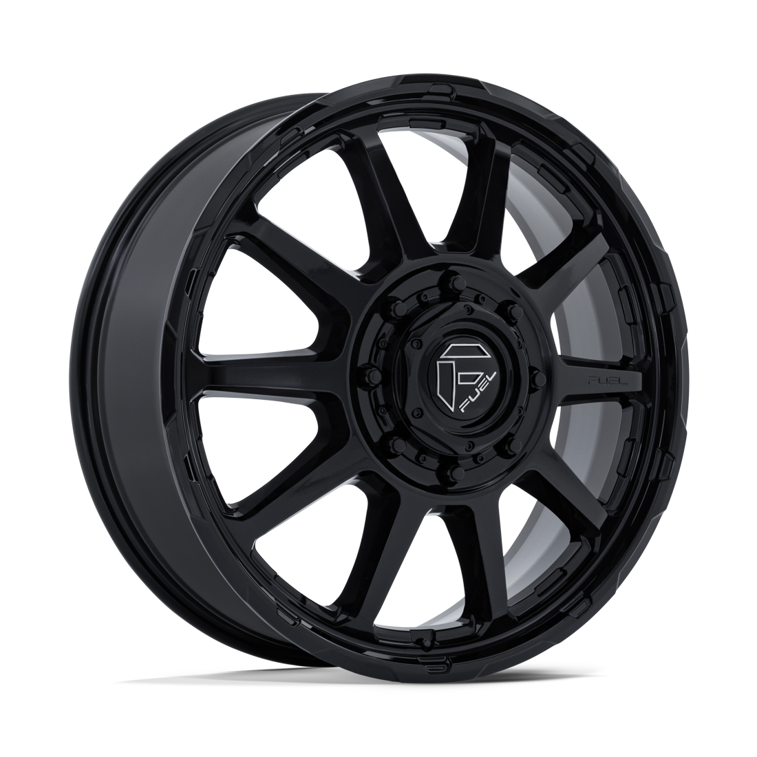 Fuel Offroad D911 Circuit Gloss Black 20x8.25 8x200 Dually Wheels