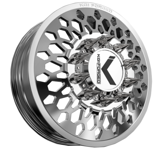 KG1 Glitz-KD 22x8.25 Wheels & Toyo Tires Open Country RT Pro 37x13.50R22 Tires - 22" Dually Package