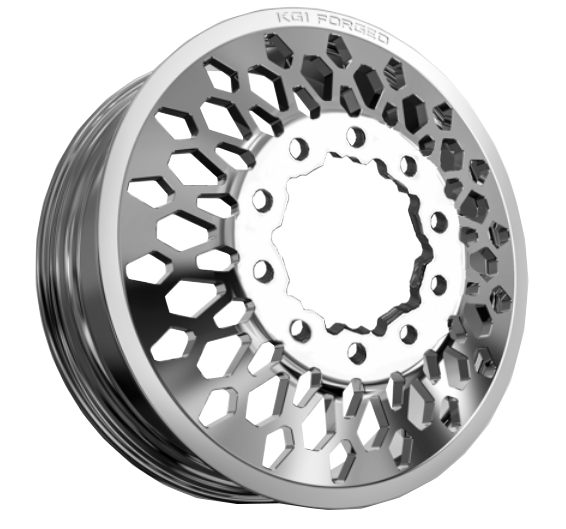 KG1 Glitz-KD 22x8.25 Wheels & Toyo Tires Open Country RT Pro 37x13.50R22 Tires - 22" Dually Package