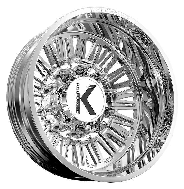 KG1 KD115 Guilttrip-KD Polished 22x8.25 22" Dually Wheels