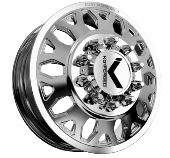 KG1 KD002 Honor-KD Polished 22x8.25 22" Dually Wheels