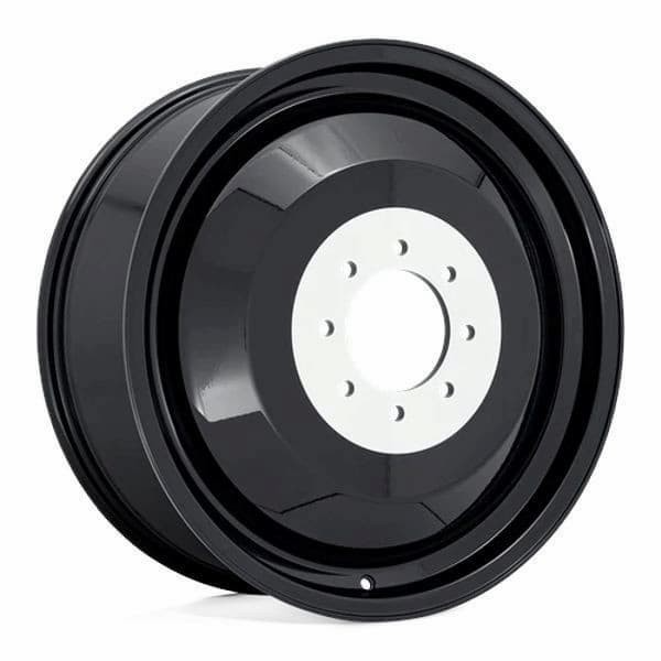 American Force 6F07 Trek SD Gloss Black Milled 26x16 8x200 Dually Wheels