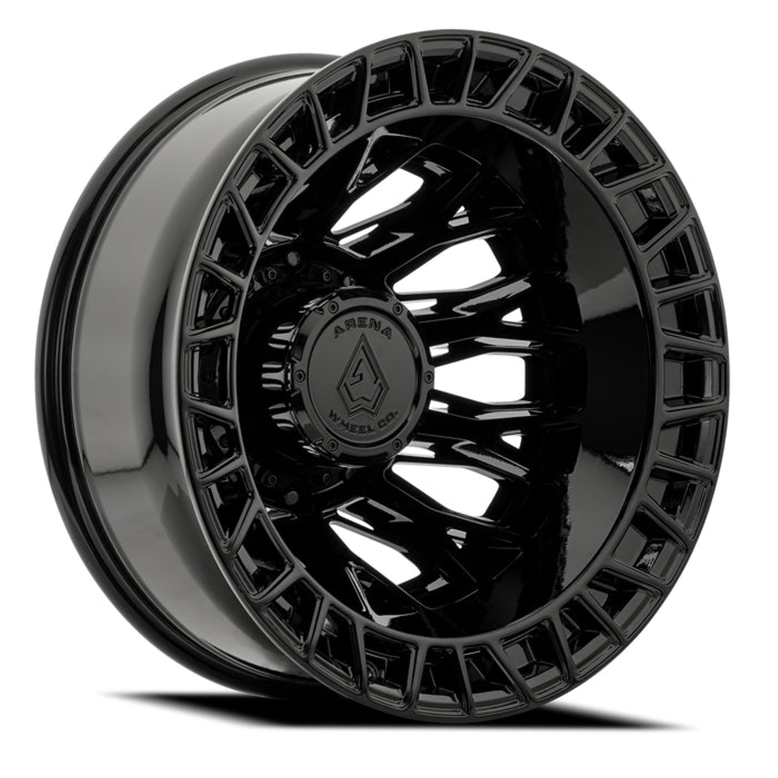 Arena Innovator Gloss Black 22x8.25 8x200 Dually Wheels