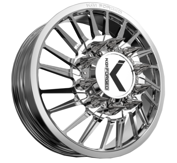 KG1 KD038 Javelin-KD Polished 24x8.25 24" Dually Wheels