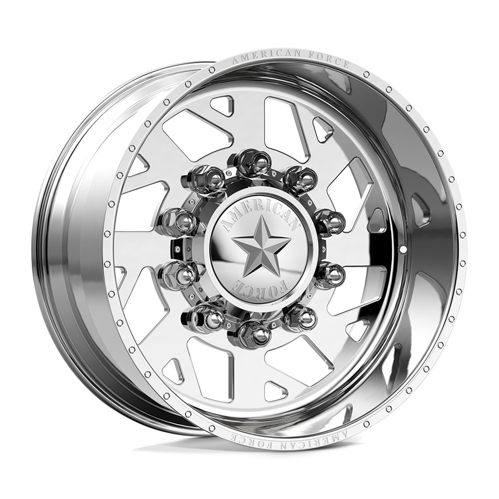 American Force 6D04 Man O'War SD Polished 26x12 8x170 Dually Wheels