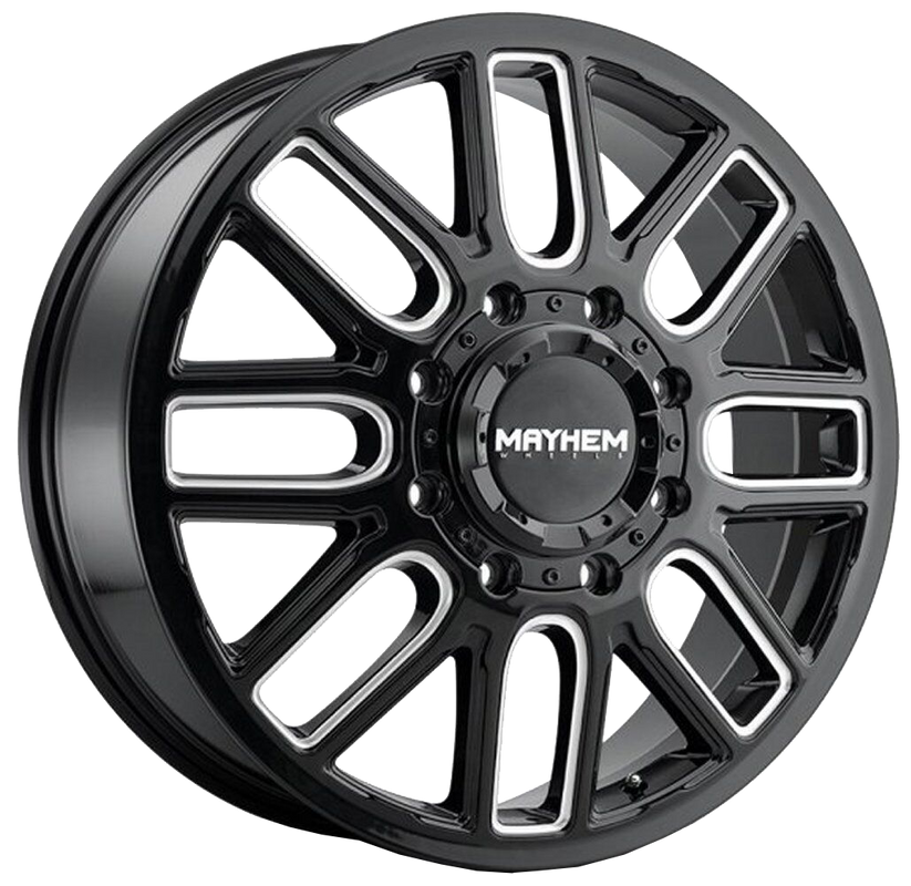 Mayhem Cogent Dually 20x8.25 Wheels & Toyo Tires Open Country M/T 35x12.50R20 Tires - 20" Dually Package