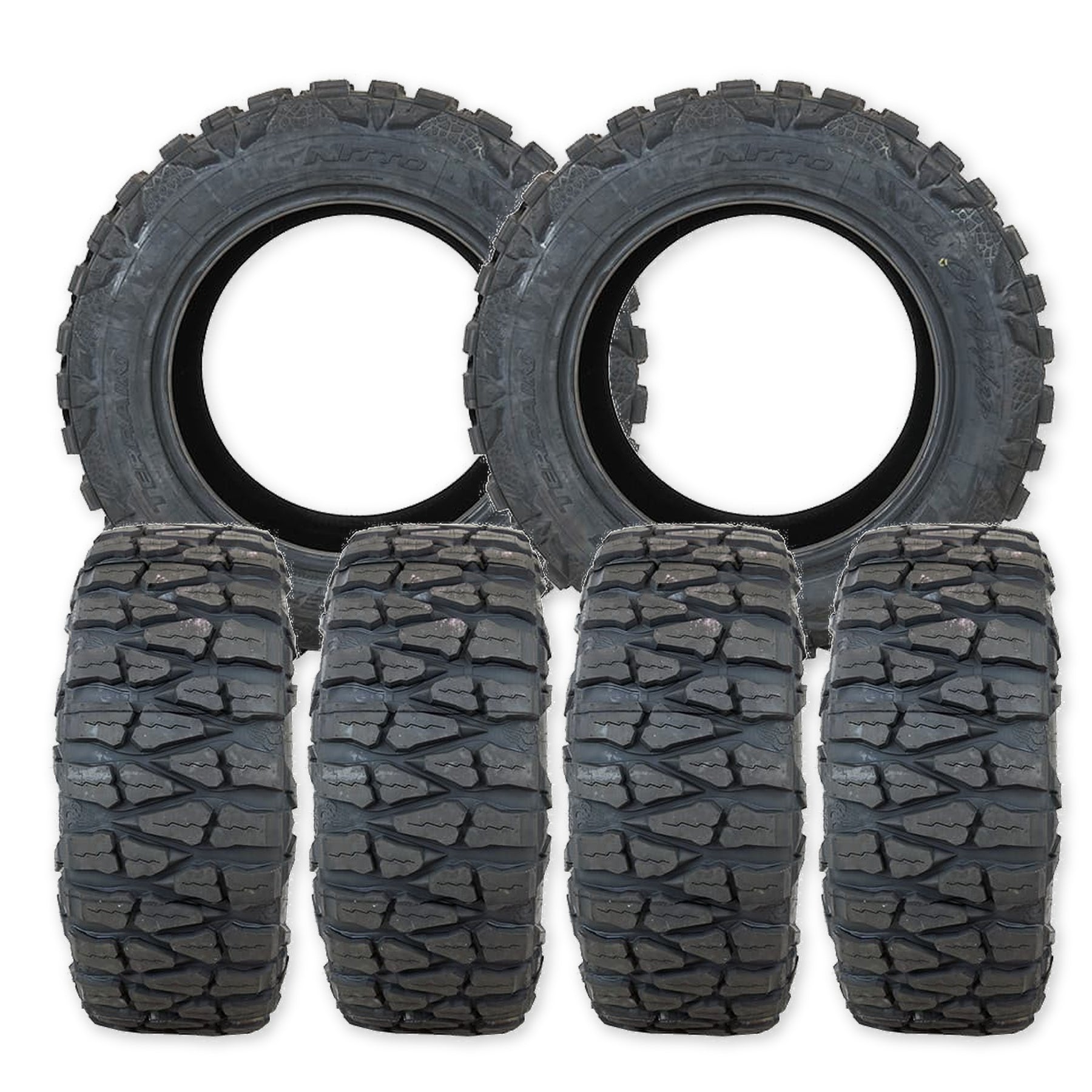 Arena Rival Milled And Polished 20x8.25 Nitto Tires Mud Grappler 35x12.50R20 20" Dually Package