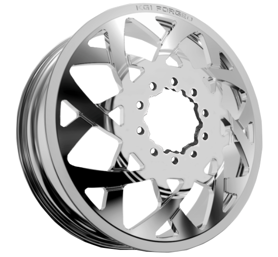 KG1 Orbital-KD 24x8.25 Wheels & Atturo Tires Trail Blade MTS 35x13.50R24 Tires - 24" Dually Package