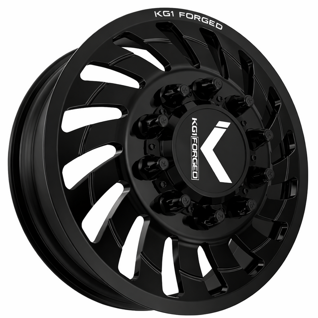 KG1 KD005 Razor-KD Gloss Black 24x8.25 24" Dually Wheels