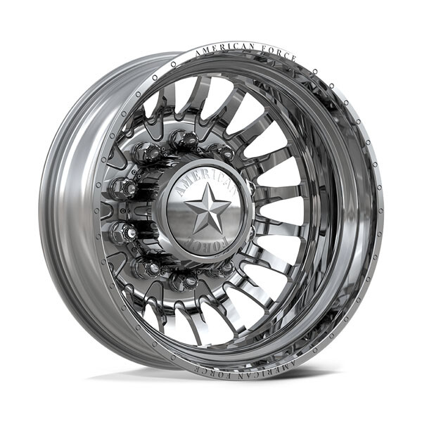 American Force 6N28 Reactor SD Polished 22x11 8x165.1 (8x6.5) Dually Wheels