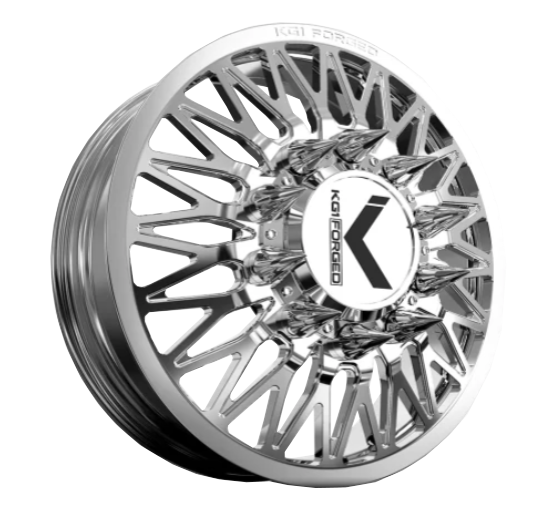 KG1 Seismic-KD 24x8.25 Wheels & LandSpider Tires Wildtraxx R/T 37x13.50R24 Tires - 24" Dually Package