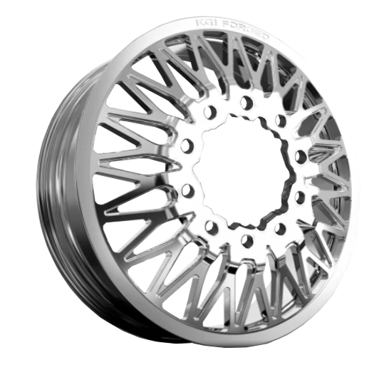 KG1 Seismic-KD 24x8.25 Wheels & Atturo Tires Trail Blade MTS 35x13.50R24 Tires - 24" Dually Package