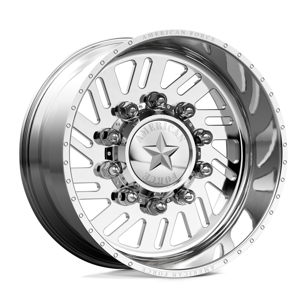 American Force 670 Shift SD Polished 24x11 8x210 Dually Wheels