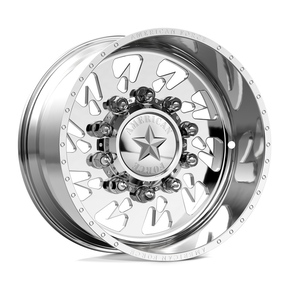 American Force 6G14 Sideways SD Polished 22x14 8x170 Dually Wheels