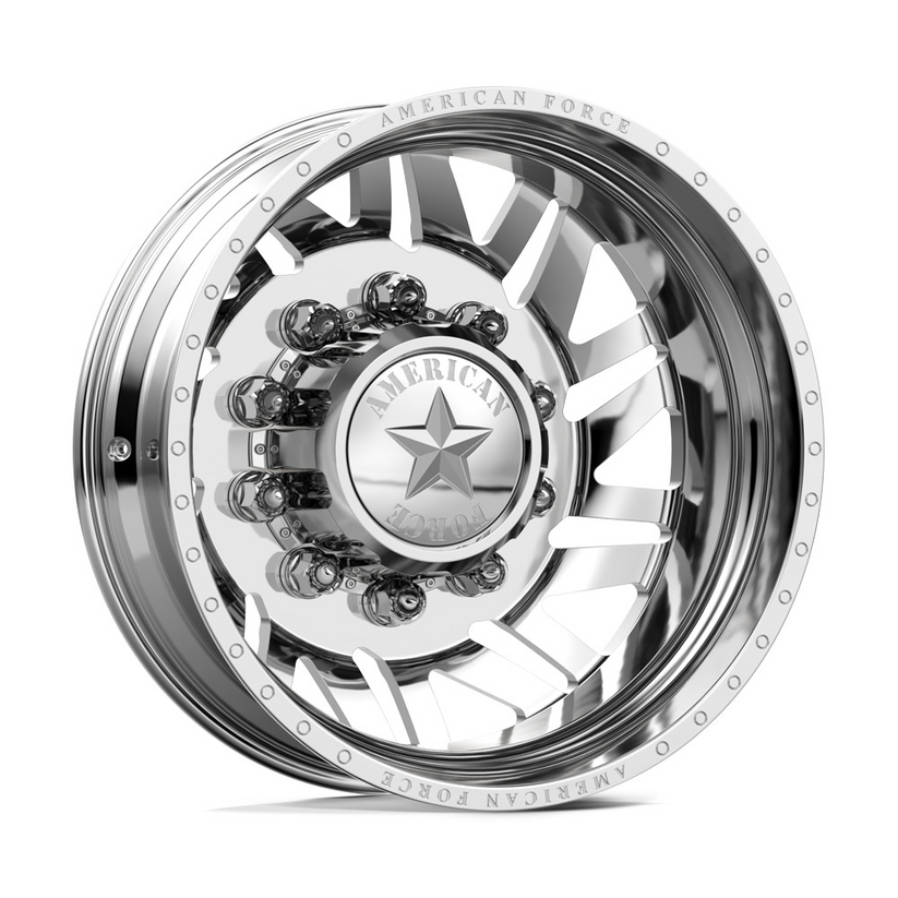 American Force 6H02 Siege SD Polished 24x12 8x165.1 (8x6.5) Dually Wheels
