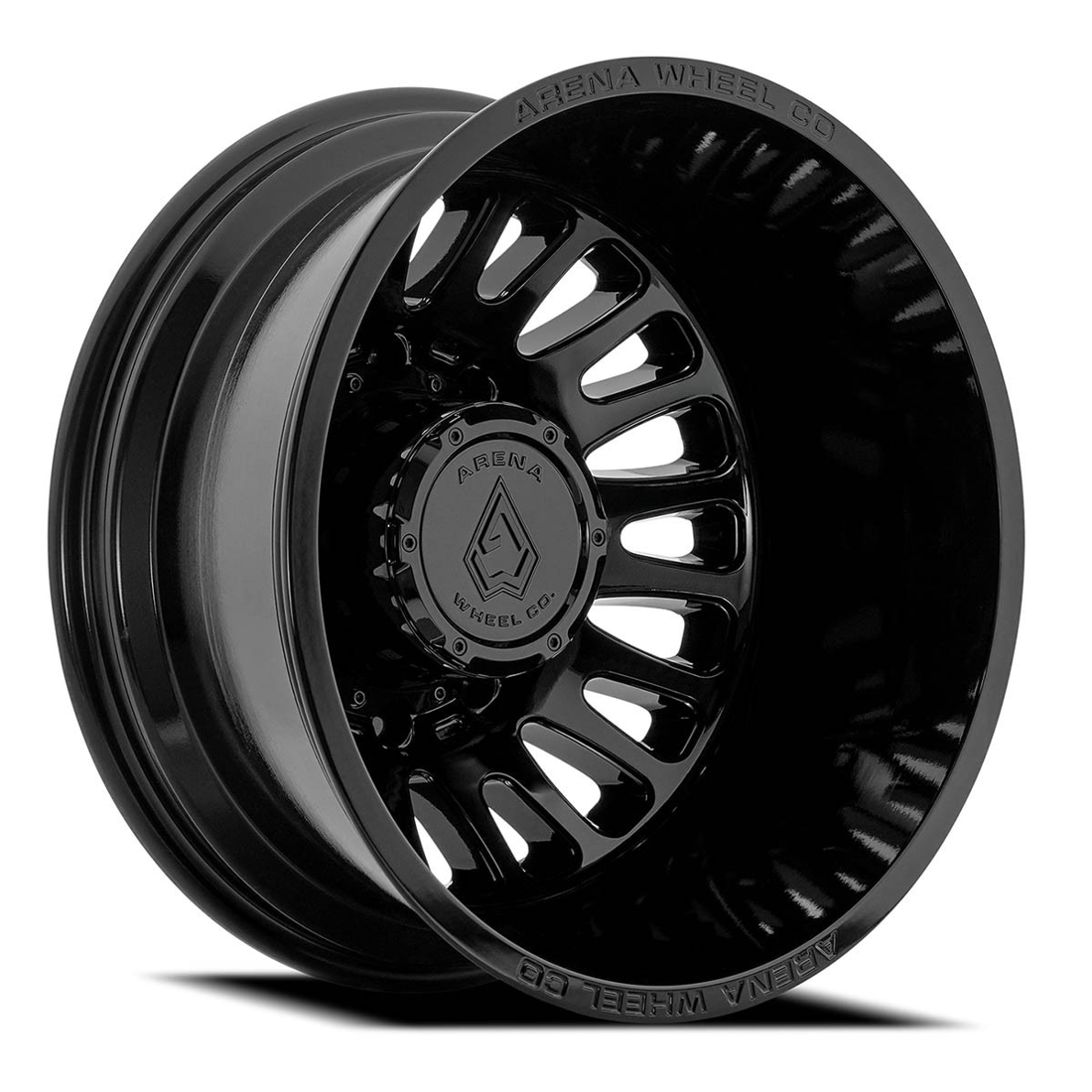 Arena A136 Sultan Gloss Black 22x8.25 10x225 Dually Wheels