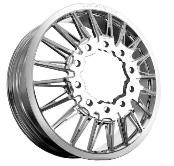KG1 Taze-KD 22x8.25 Wheels & Venom Power Tires Trail Hunter R/T 37x12.50R22 Tires - 22" Dually Package