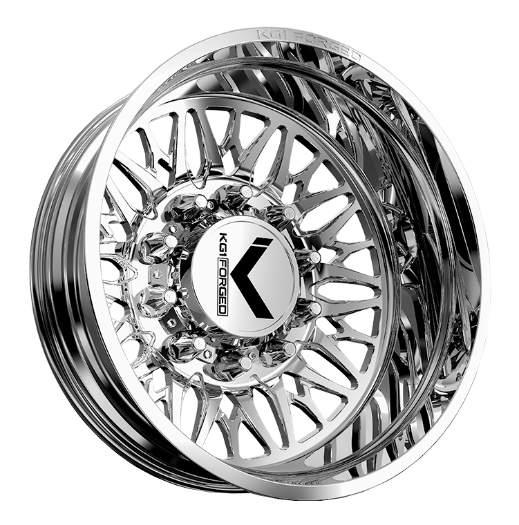 KG1 KD014 Trident-KD Polished 26x8.25 26" Dually Wheels