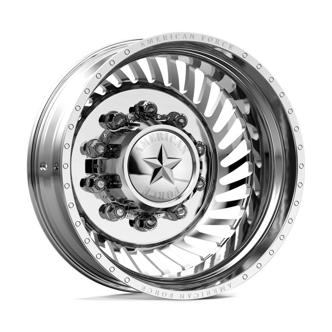 American Force 6N17 Vader SD Polished 26x16 8x200 Dually Wheels
