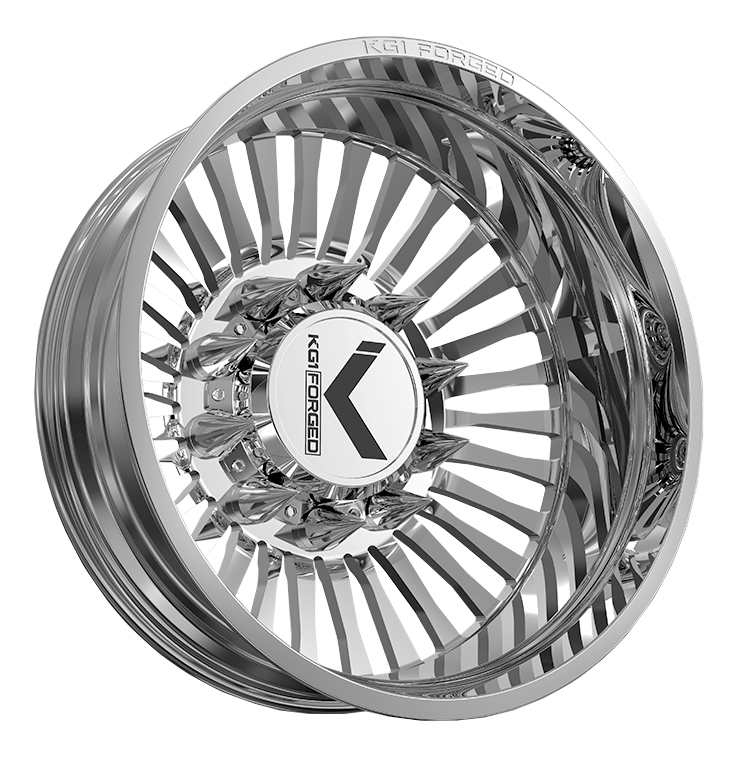 KG1 Vegas-KD 22x8.25 Wheels & AMP Tires Terrain Attack R/T 35x12.50R22 Tires - 22" Dually Package