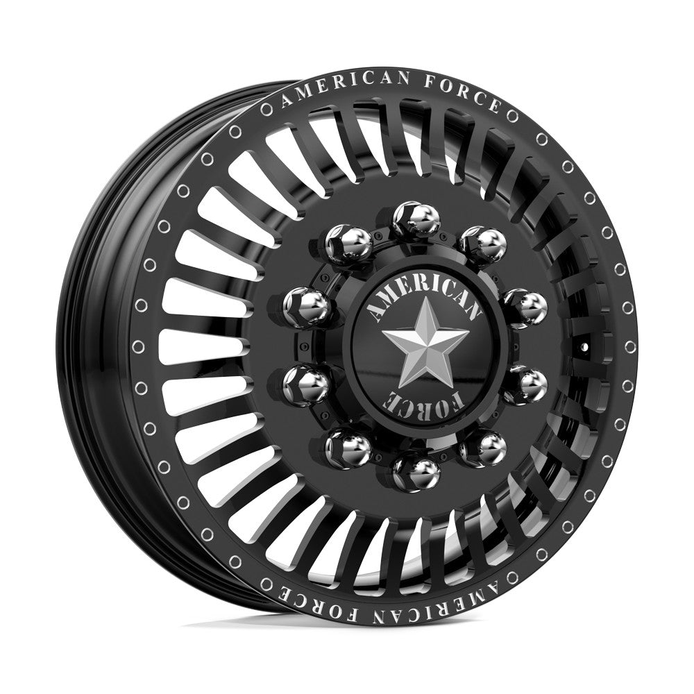 American Force Legion 22x8.25 Wheels & Nitto Tires Ridge Grappler 315/45R22 Tires - 22" Dually Package
