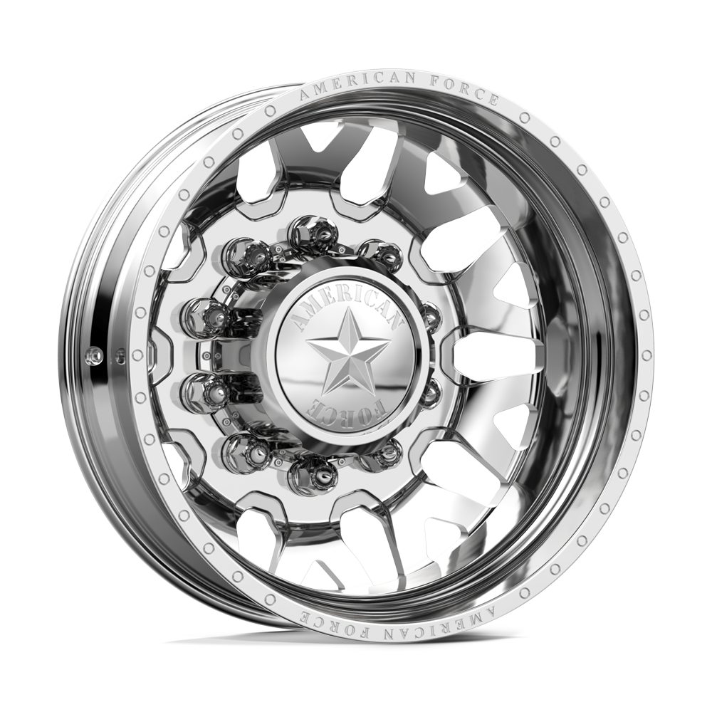 American Force Quake Polished 28x8.25 28" Dually Wheels