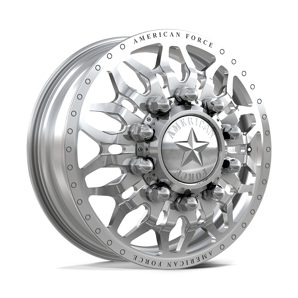 American Force Shrapnel Polished 22x8.25 22" Dually Wheels