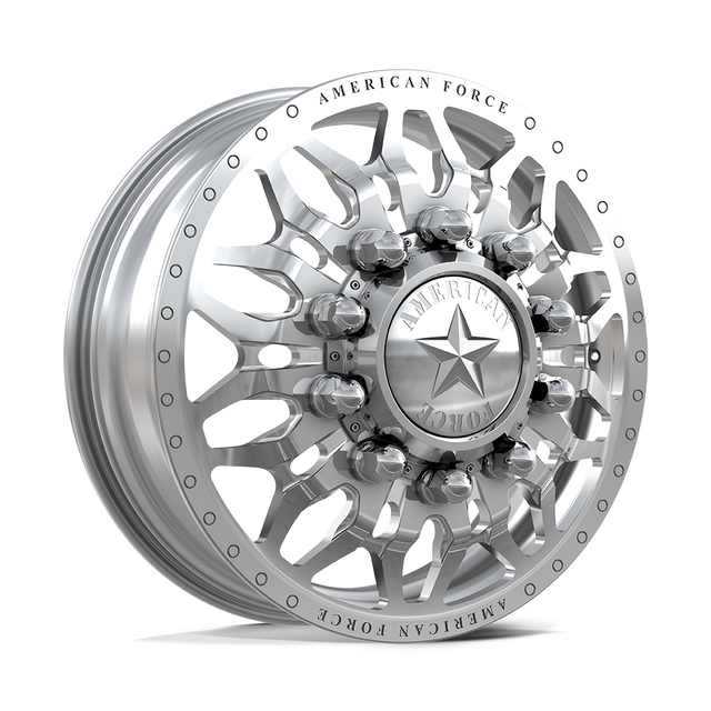 American Force Shrapnel Polished 30x8.25 30" Dually Wheels