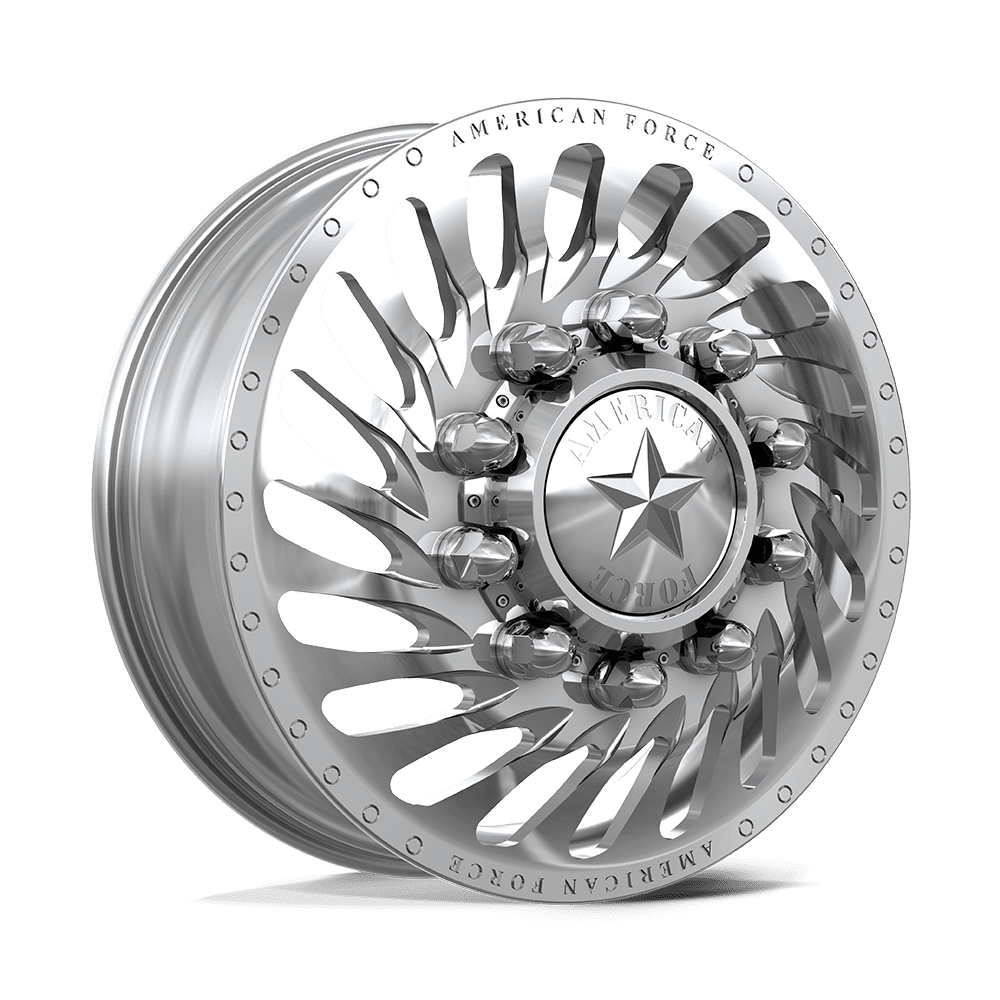 American Force Riptide Polished 28x8.25 28" Dually Wheels
