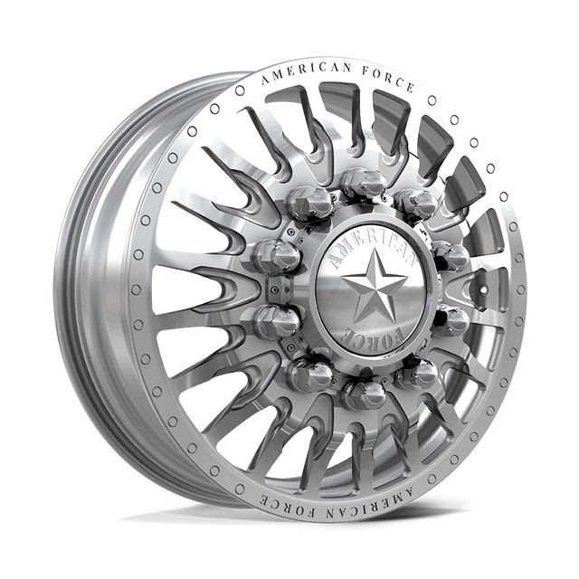 American Force Reactor Polished 30x8.25 30" Dually Wheels