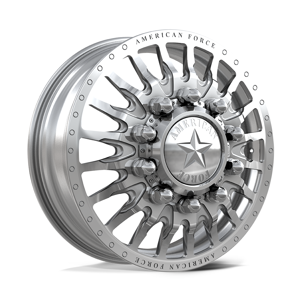 American Force Reactor Polished 26x8.25 26" Dually Wheels