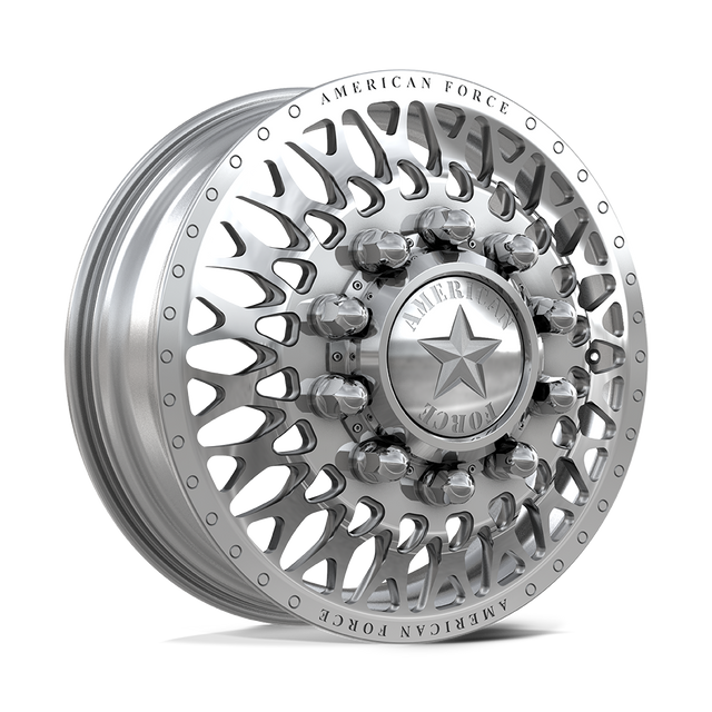 American Force Covert Polished 28x8.25 28" Dually Wheels