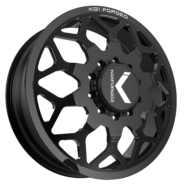 KG1 Luxor-KD 24x8.25 Wheels & Atturo Tires Trail Blade MTS 35x13.50R24 Tires - 24" Dually Package