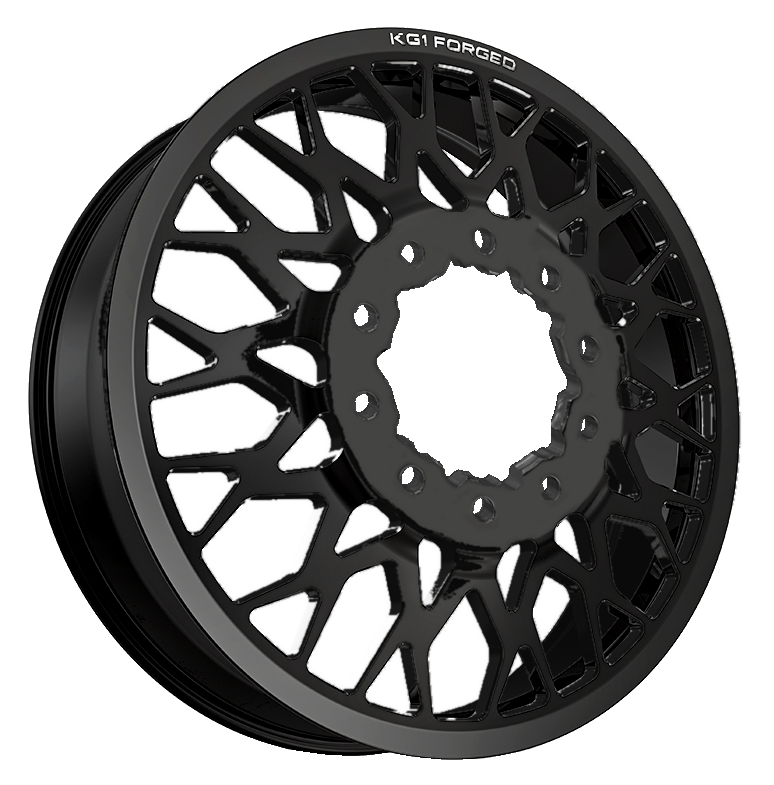 KG1 KD019 Torture-KD Gloss Black 22x8.25 22" Dually Wheels