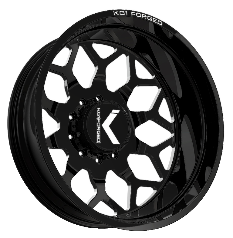 KG1 Luxor-KD 22x8.25 Wheels & Venom Power Tires Trail Hunter R/T 35x12.50R22 Tires - 22" Dually Package