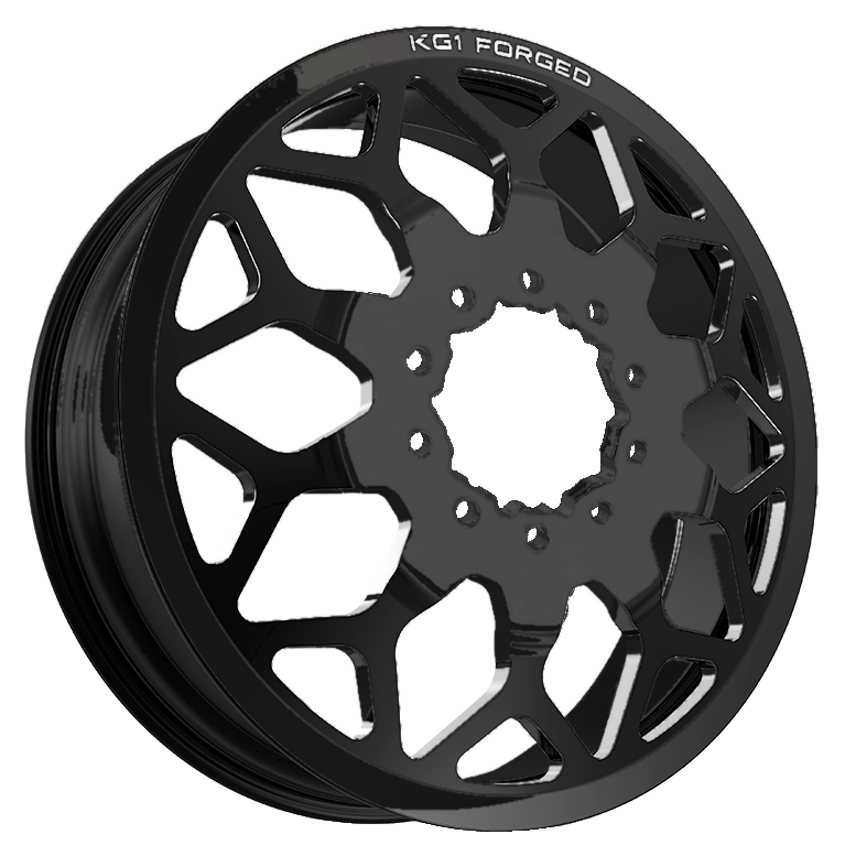 KG1 Luxor-KD 22x8.25 Wheels & Venom Power Tires Trail Hunter R/T 35x12.50R22 Tires - 22" Dually Package