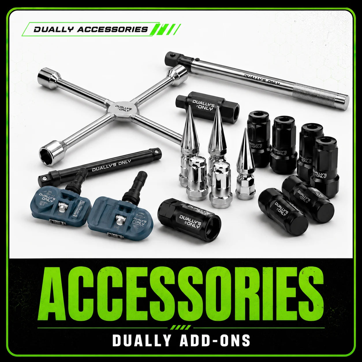 Dually truck accessories and add-ons