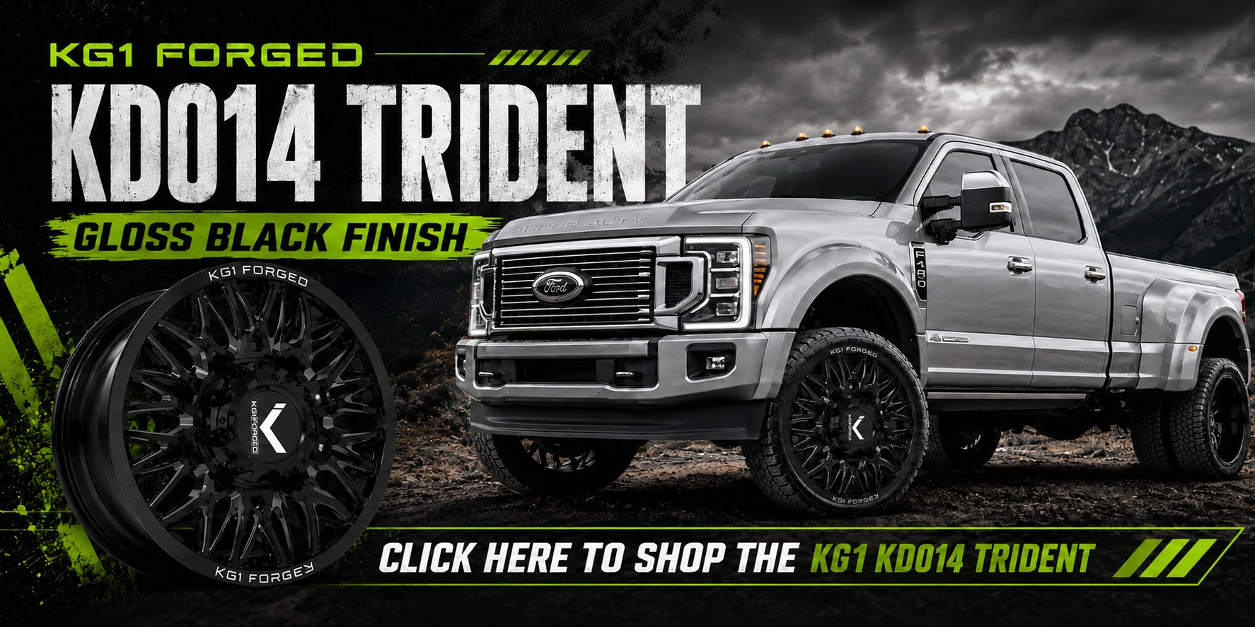 KG1 aftermarket dually wheel for truck fitment guide