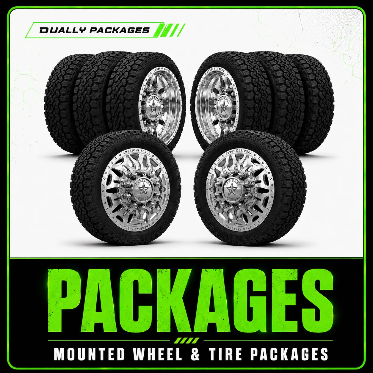 Best dually wheel and tire packages for heavy duty trucks